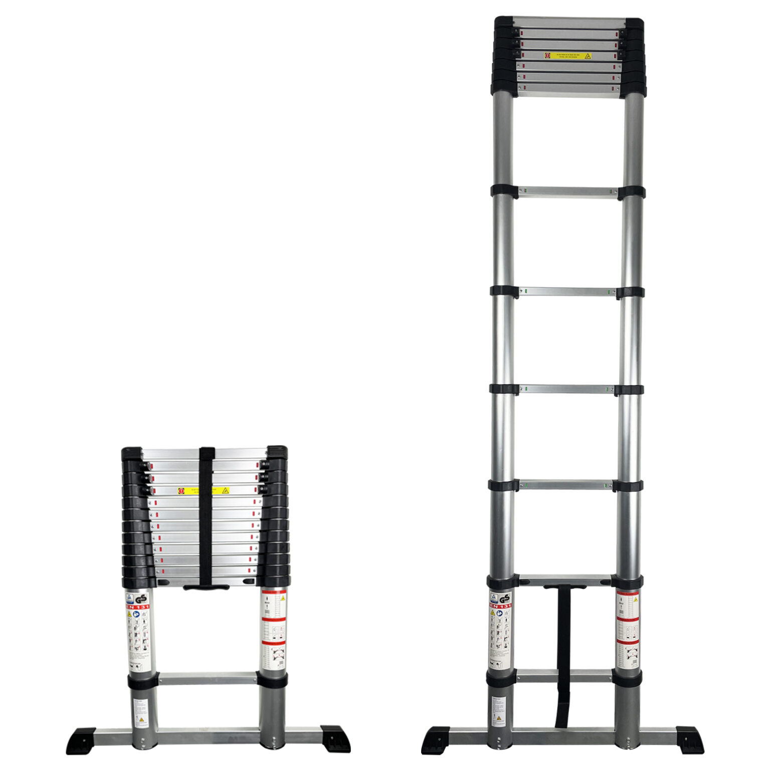 Telescopic Extension Soft Close Extension Ladder 2.6m, 3.2m, 3.6m and 3 ...